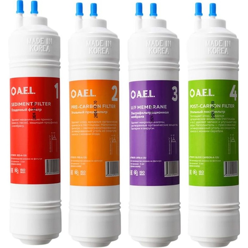 Изображение товара Комплект фильтров для пурифайера AEL A-12U U-тип 12'' (73048)