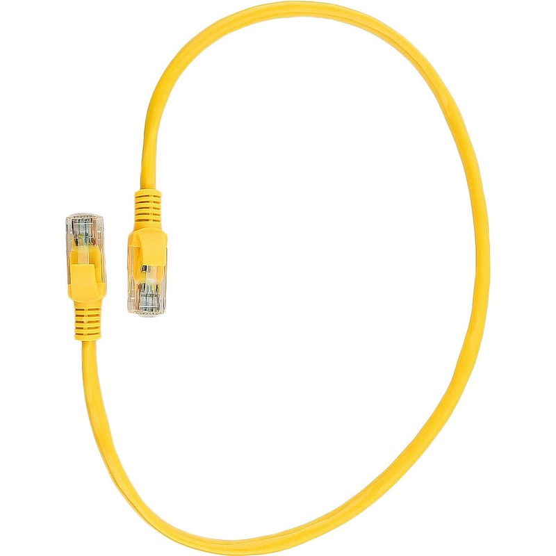 Изображение товара Патч-корд витая пара Cablexpert PP12-0.5M/Y 5e 0,5 м