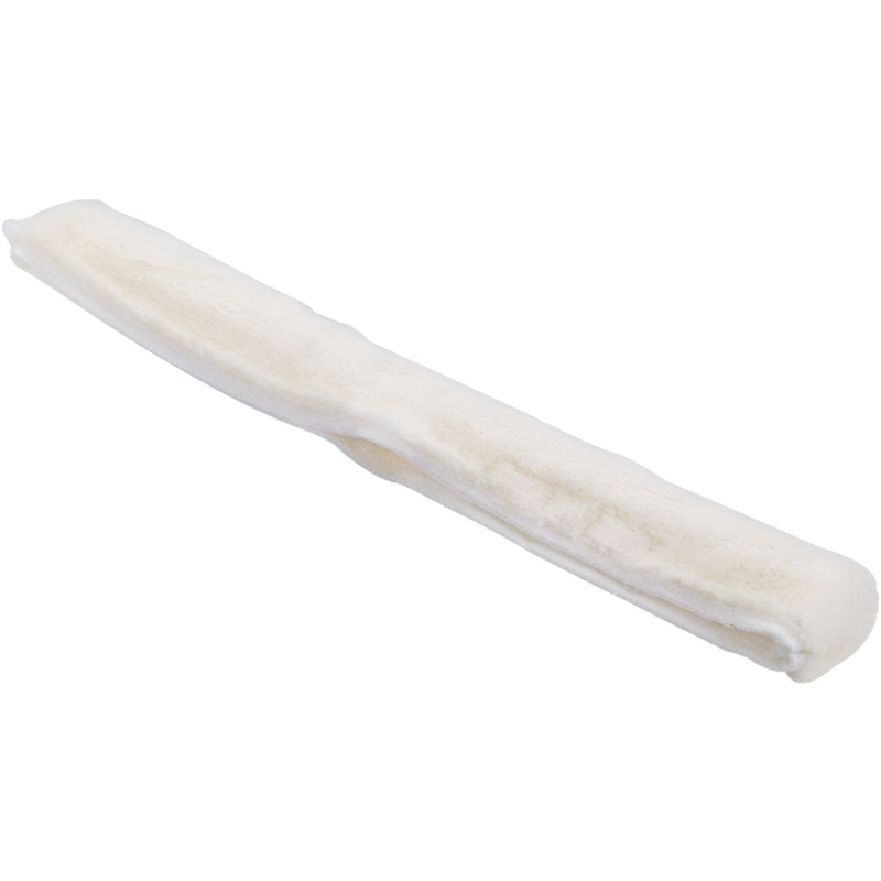 Изображение товара Насадка шубка для мытья окон из микрофибры 45 см белая