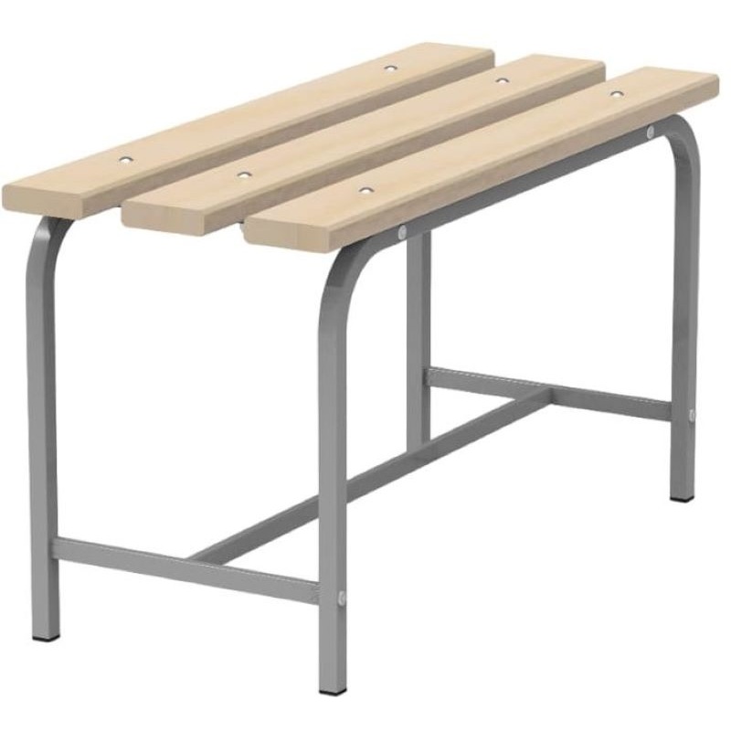 Изображение товара Скамья Титан Мета СТ натуральный из дерева и стали 800х350х450 мм
