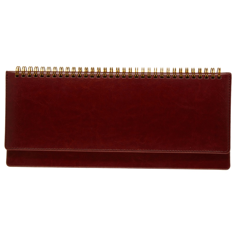 Изображение товара Планинг недатированный Attache Sidney Nebraska искусственная кожа 64 листа коричневый (305х130 мм)