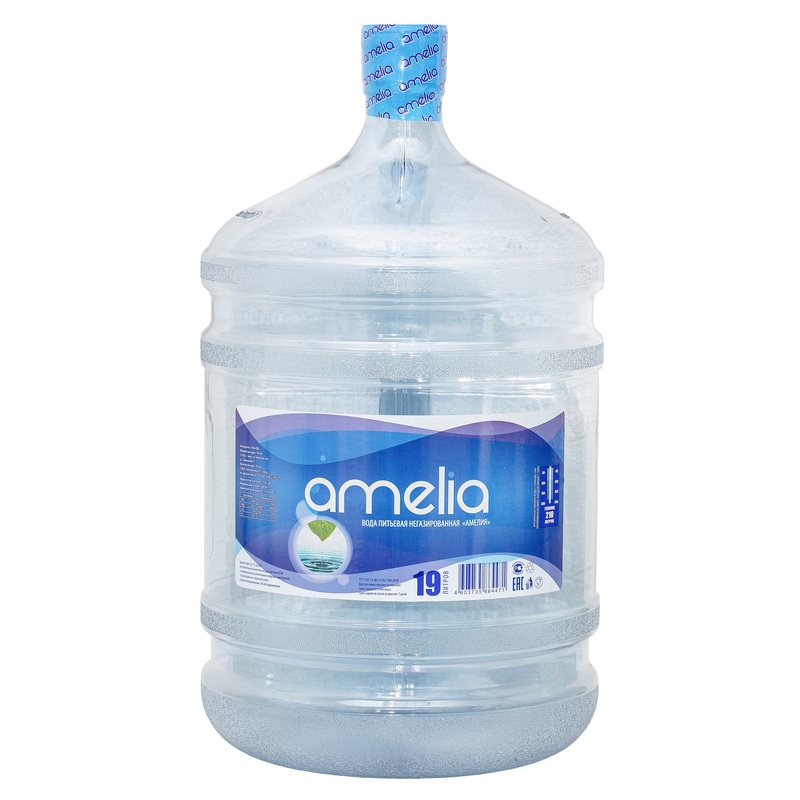 Изображение товара Бутылированная артезианская вода Амелия 19 л для кулеров и кофемашин