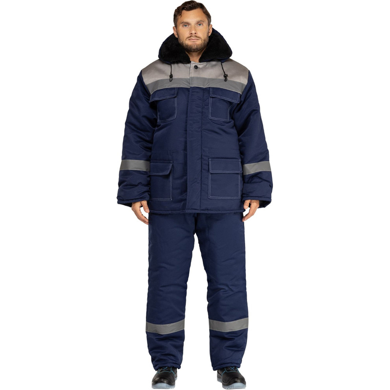 Изображение товара Рабочий зимний костюм мужской з35-КБР с СОП водоотталкивающий утеплённый