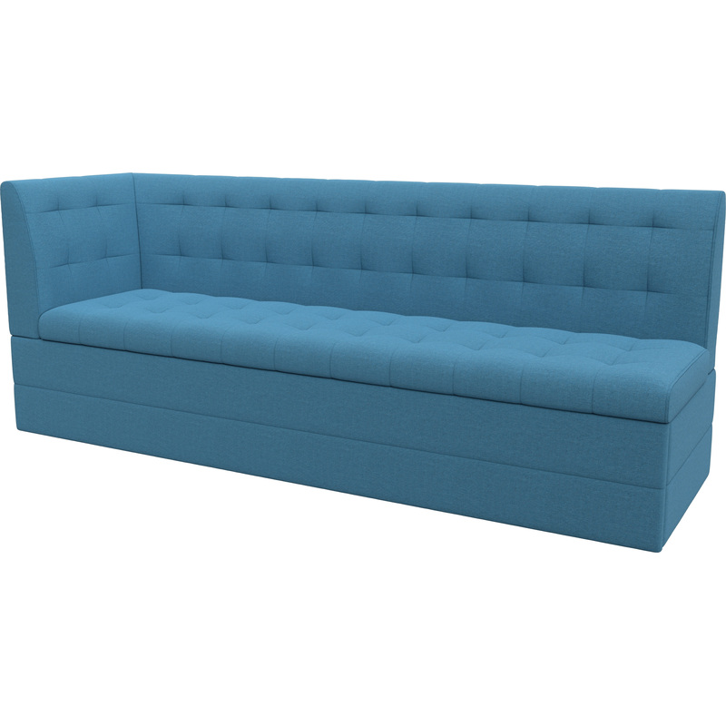 Изображение товара Угловой диван-кровать Бриз Комфорт голубой из ткани с механизмом раскладки