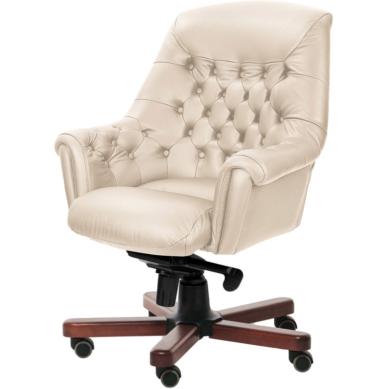 Изображение товара Офисное кресло для руководителя Zurich B натуральная кожа износостойкое Россия