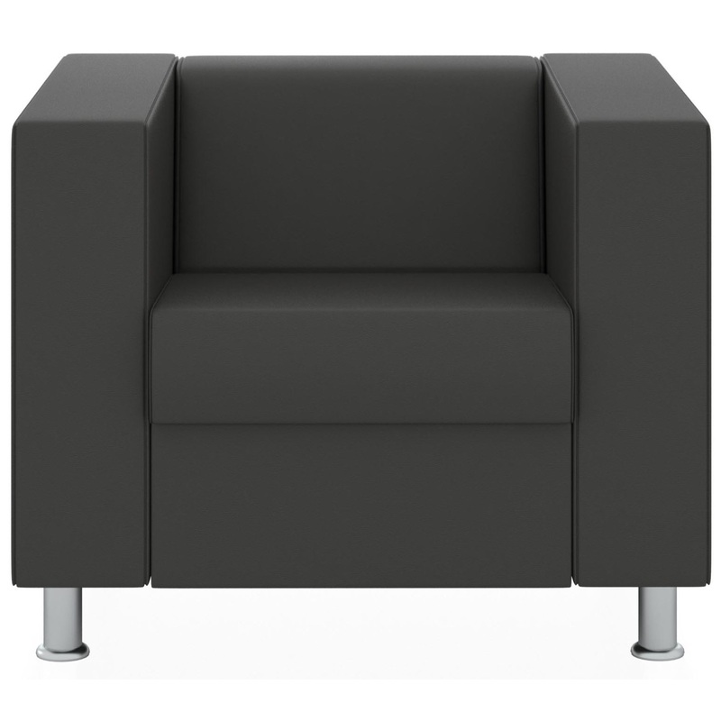 Изображение товара Кресло Аполло железно-серое (искусственная кожа)