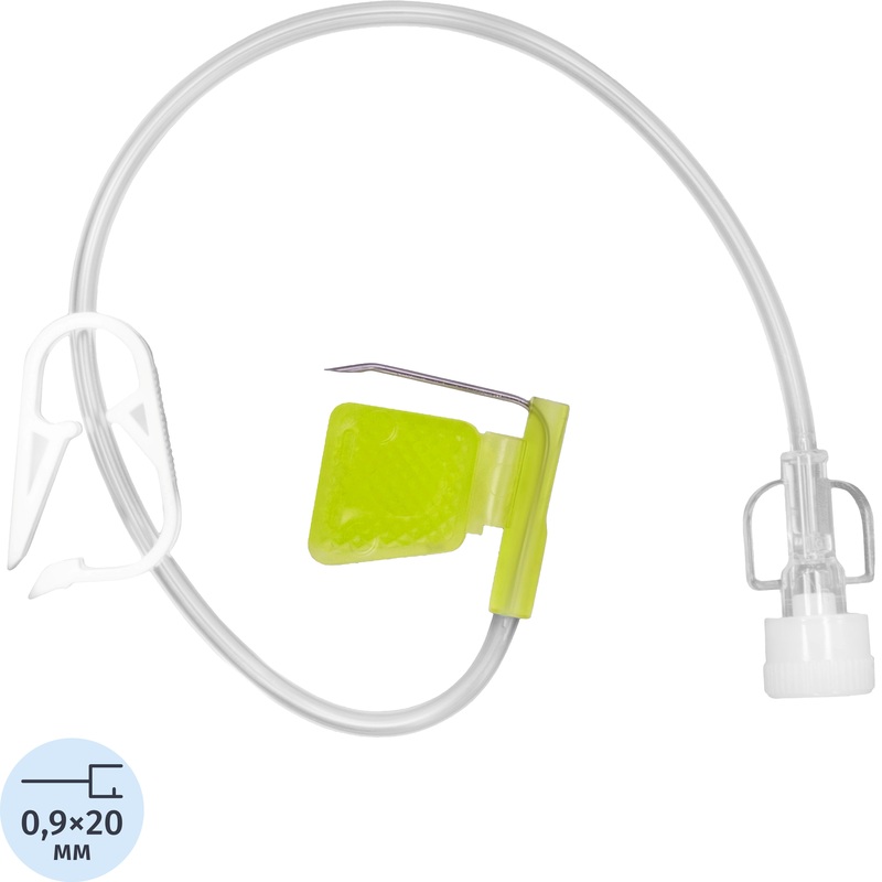 Изображение товара Игла инъекционная Губера 20G 0.9x20 мм, стерильная, 10 шт