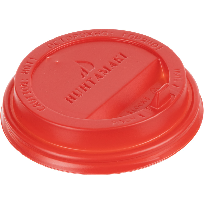 Изображение товара Крышка для стакана 80 мм красная 100 штук Сканди Пакк