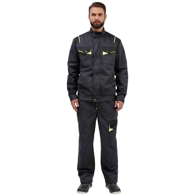 Изображение товара Мужская летняя рабочая куртка л27-КУ из смесовой ткани, защита и стиль