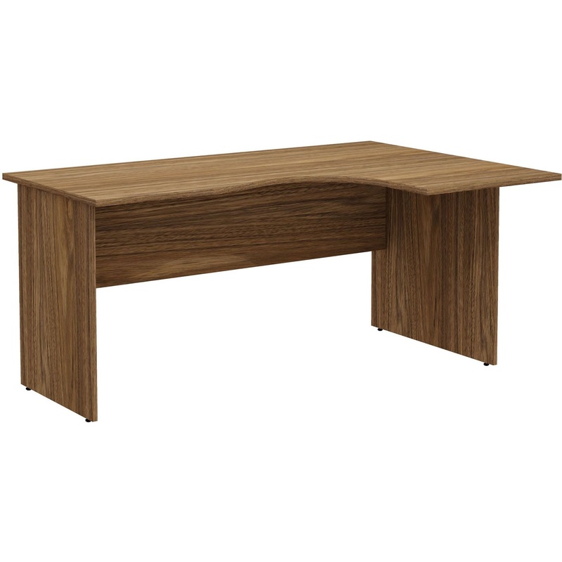 Изображение товара Эргономичный офисный стол Агат А-33R правый орех палдао 1400х900 мм