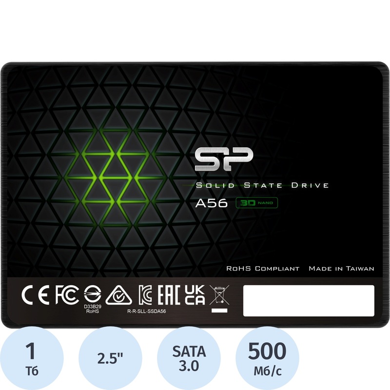 Изображение товара SSD накопитель Silicon Power Ace A56 1 ТБ (SP001TBSS3A56A25)