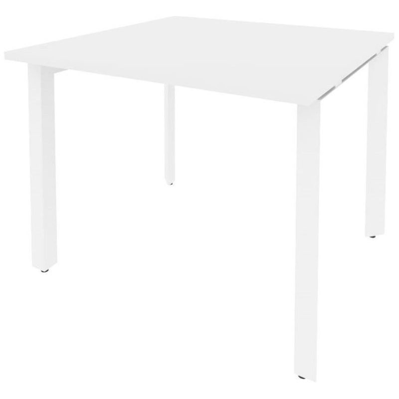 Изображение товара Стол для переговоров Onix-П O.MP-PRG-1.1 (белый бриллиант/белый, 980х980х750 мм)