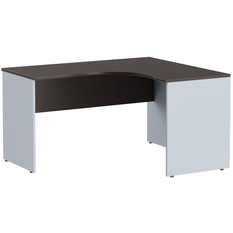 Изображение товара Угловой стол Imago СА-3Пр правый венге металлик 1400x1200x755 мм