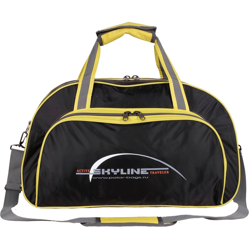 Изображение товара Дорожная сумка Polar полиэстер черная П9010/6 для путешествий и спорта