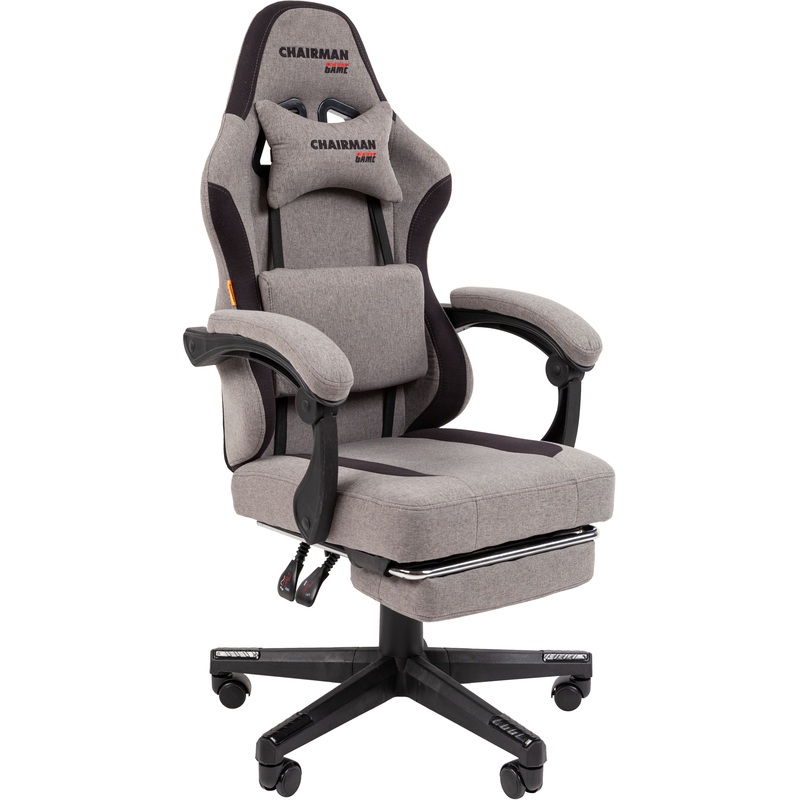 Изображение товара Игровое кресло Chairman CH27 серо-чёрное контроль комфорта и эргономики