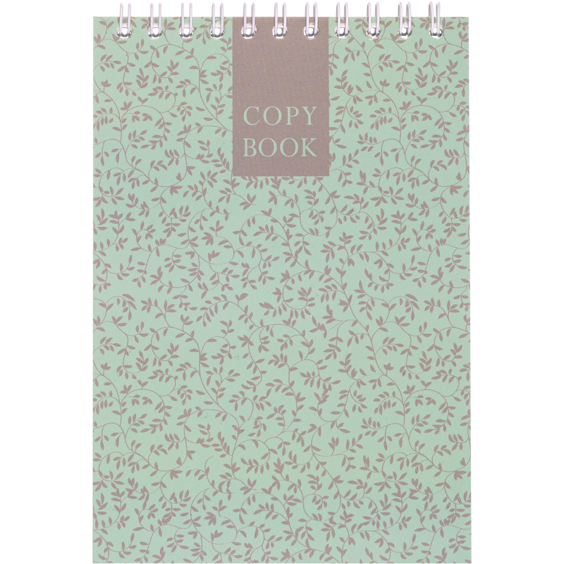 Изображение товара Блокнот Attache Fleur Мята A6 60 листов спираль разноцветный в точку