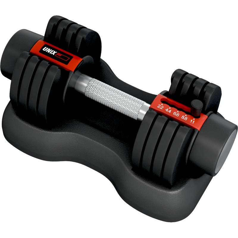 Изображение товара Гантель регулируемая Unix Line 11 кг (DBREGU11BK)