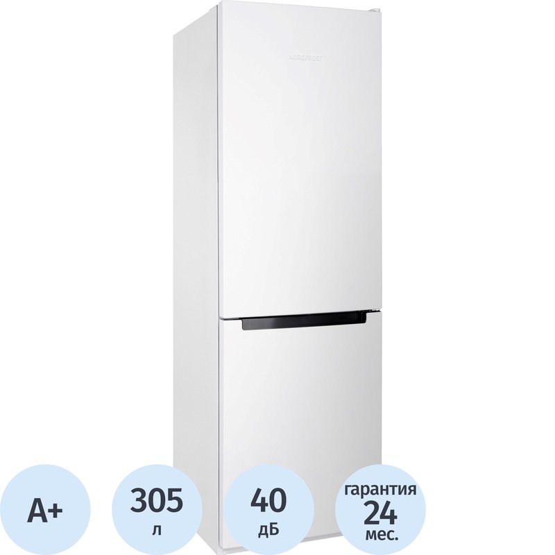 Изображение товара Двухкамерный холодильник Nord NRB 132 W белый