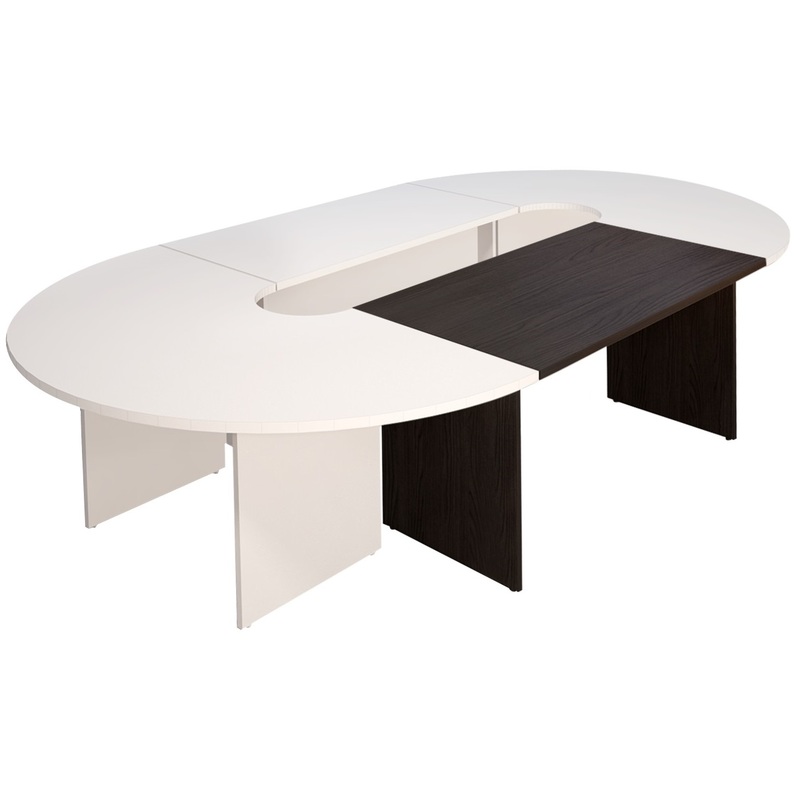 Изображение товара Секция стола для переговоров Эталон прямая дуб венге 1400х800х768 мм