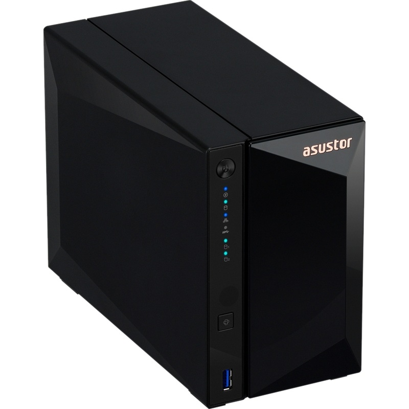Изображение товара Сетевое хранилище NAS Asus Lockerstor AS3302T 2Bay 4 ядер 13.1 Вт