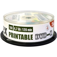 Диск DVD-R Mirex 4.7 ГБ 16x cake box UL130028A1M (25 штук в упаковке)