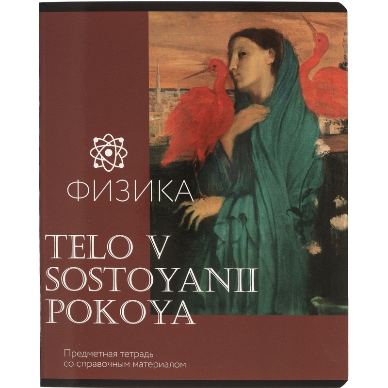 Изображение товара Учебная предметная тетрадь по физике Комус Класс Искусство А5 48 листов глянцевая ламинация