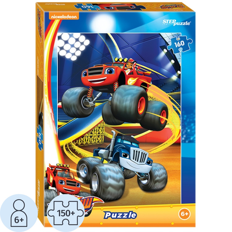 Изображение товара Пазл STEP puzzle company Вспыш и чудо-машинки 160 деталей