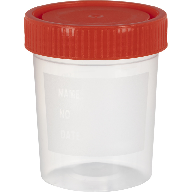 Изображение товара Контейнер для сбора биоматериалов Пластилаб стерильный 120 мл (250 штук в упаковке)