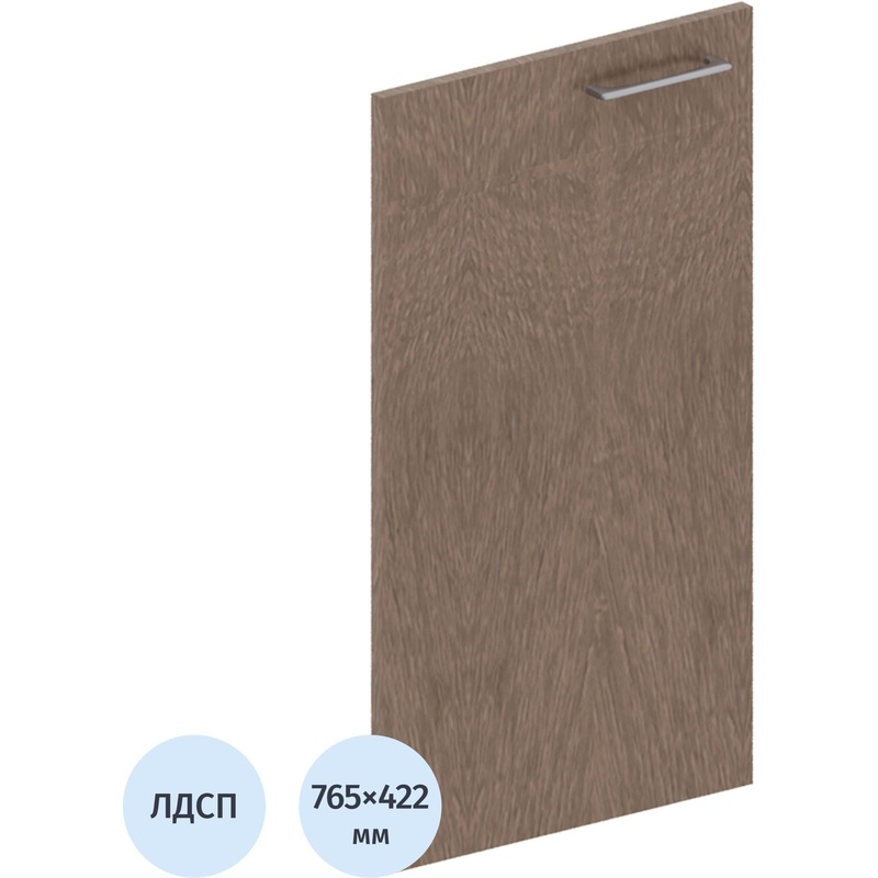 Изображение товара Дверь низкая левая Xten ЛДСП дуб сонома 422х765 мм для внутренней мебели