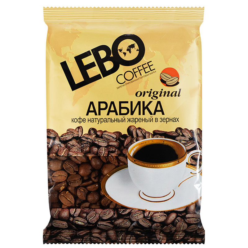Изображение товара Кофе в зёрнах Lebo Original арабика 100% 100 г