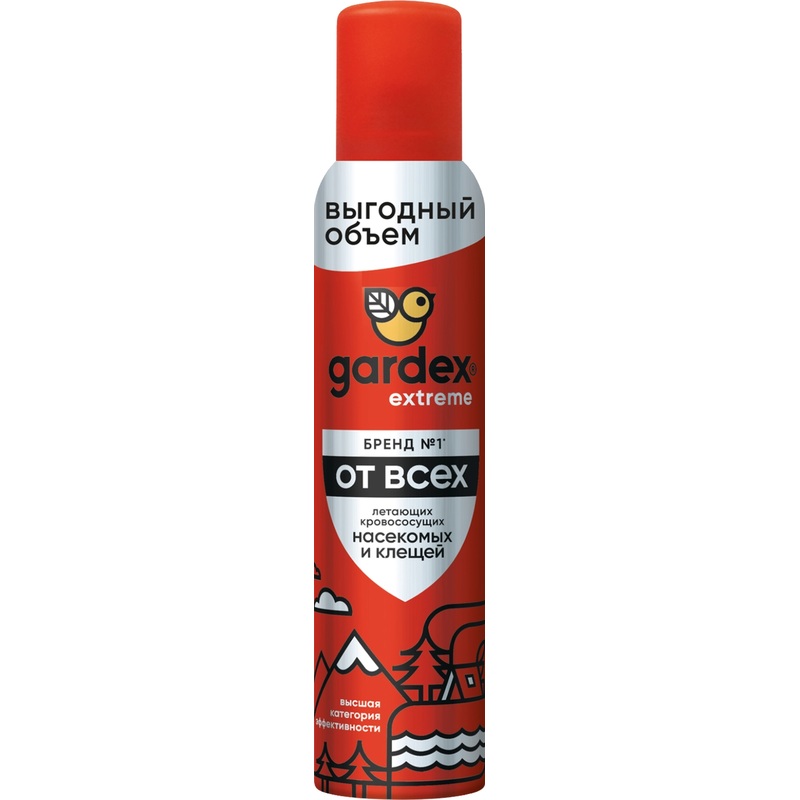 Изображение товара Gardex Extreme аэрозоль 200 мл средство от насекомых репеллентное