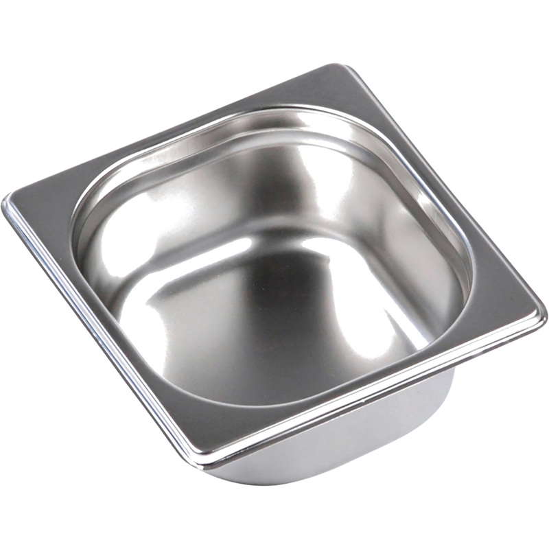 Изображение товара Гастроемкость Gastrorag GN 1/6 1 литр из нержавеющей стали профессиональная