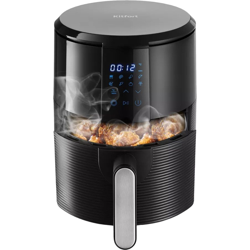 Изображение товара Kitfort КТ-2237 аэрогриль 3 л, 1300 Вт, 8 пр., 80-200°C