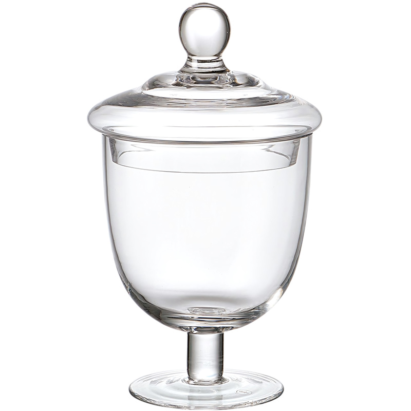 Изображение товара Бонбоньерка Liberty Jones Sugary из выдувного стекла 25 см прозрачная