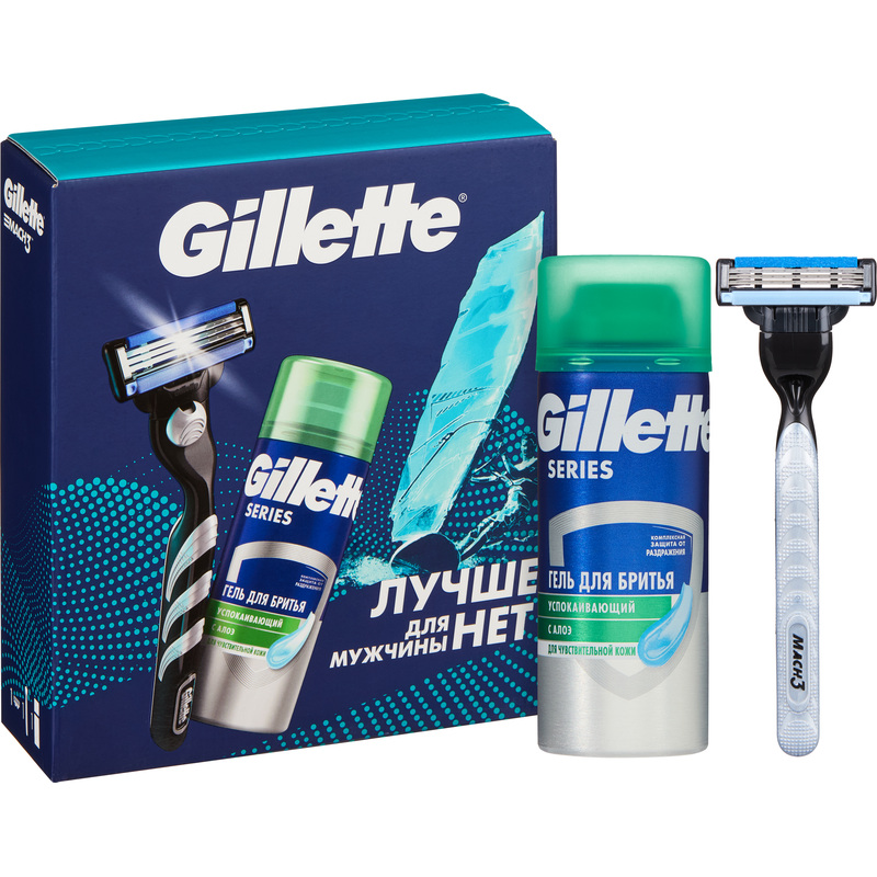 Изображение товара Подарочный набор косметики для мужчин Gillette Mach3