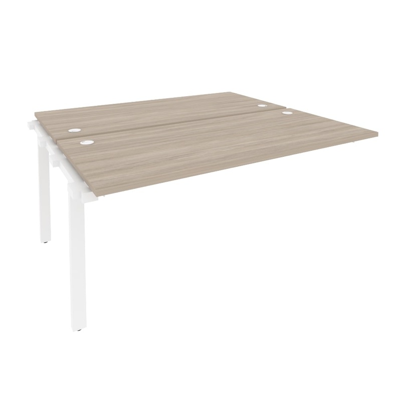 Изображение товара Элемент рабочей станции O.M-2.NRS-4.7 дуб аттик/белый 1580х1475х750 мм