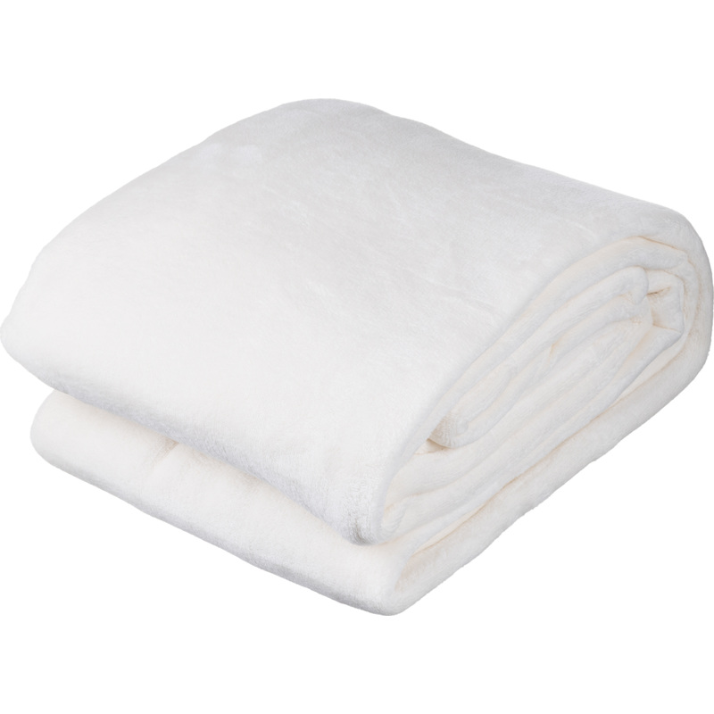 Изображение товара Плед Luscan микрофибра 200х220 см молочный для дома