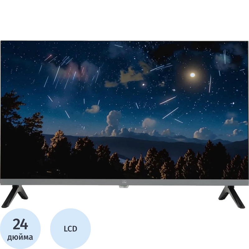 Изображение товара Телевизор 24 БQ 24F34B HD Ready ЖК с USB и цифровыми входами для дома и бизнеса