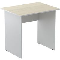 Стол прямой Easy Standard LT 16/16 (дуб светлый/серый, 800х600х740 мм)