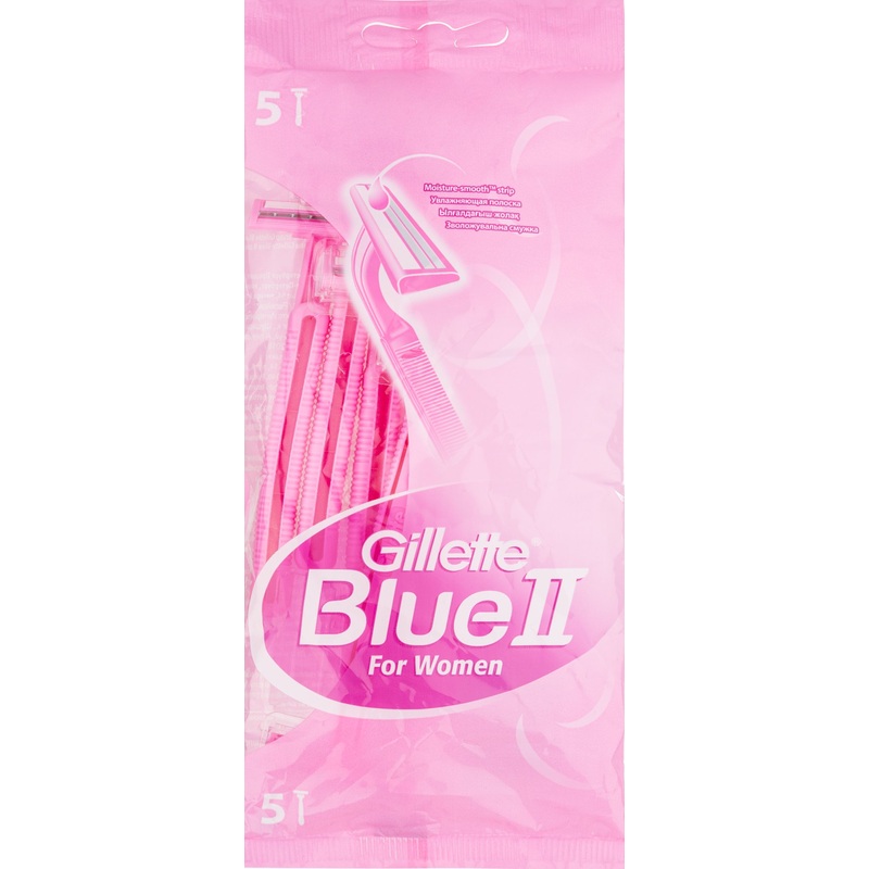 Изображение товара Бритва одноразовая женская Gillette Blue 2 (5 штук в упаковке)