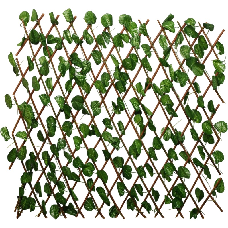 Изображение товара Ограждение декоративное Greengo Лист ольхи 1 секция дерево/пластик 175x70 см