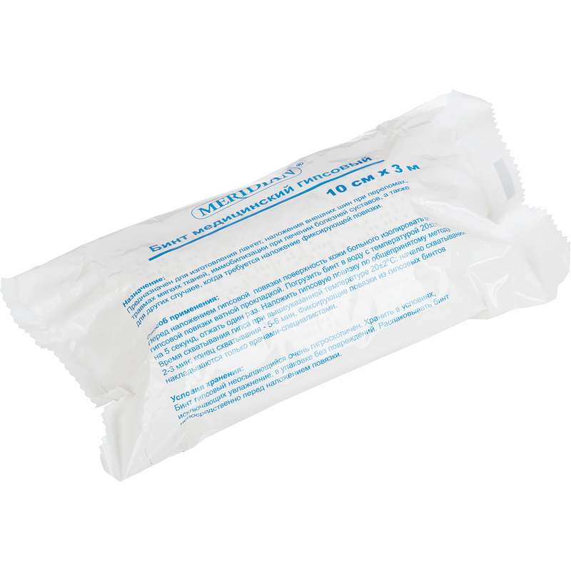 Изображение товара Бинт гипсовый Meridian 10х300 см
