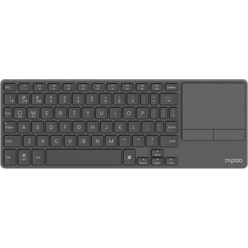 Изображение товара Беспроводная клавиатура Rapoo E900T-DGR с тачпадом и USB-хабом