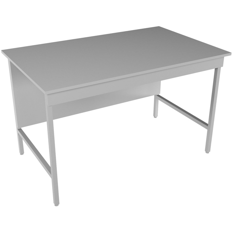 Изображение товара Лабораторный стол НВ 1200 ЛЛн серый 1090х700х750 мм для научных лабораторий