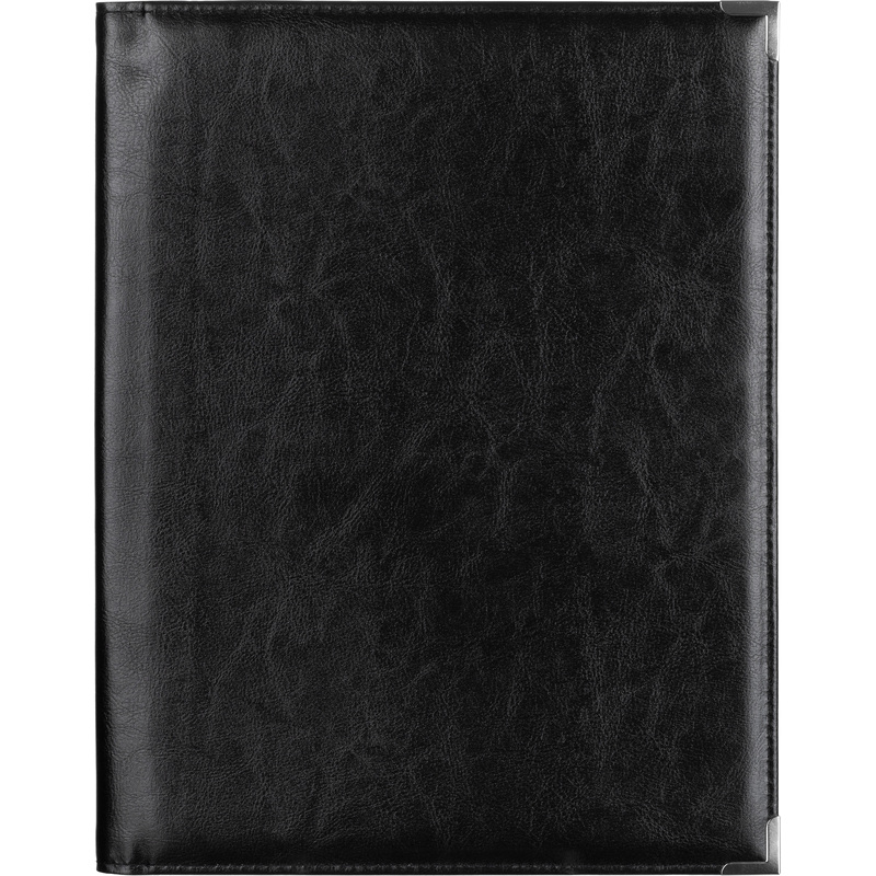 Изображение товара Адресная папка Attache А4+ черная из искусственной кожи для оформления документов