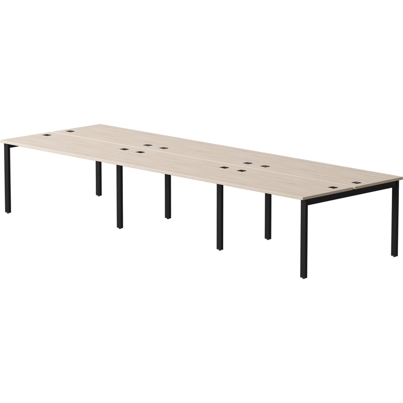 Изображение товара Рабочая станция EVO 254S219DY9005 на 6 рабочих мест, металл и ЛДСП, Беларусь