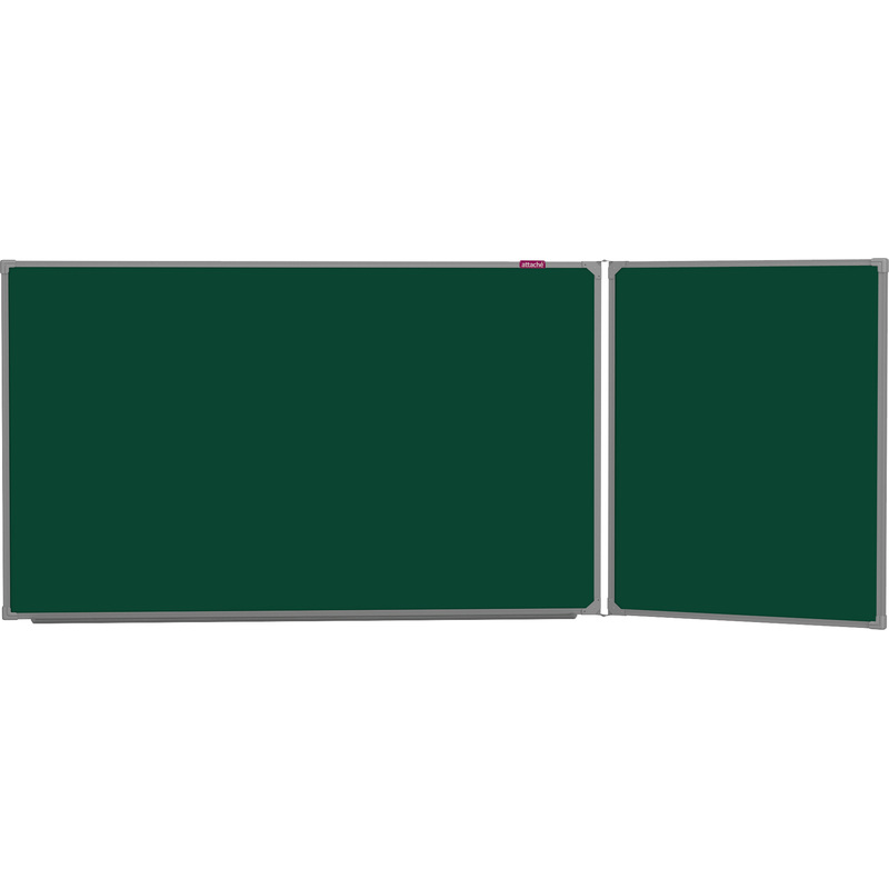 Изображение товара Доска магнитно-меловая Attache Classic лак 120x225 см двусекционная правая