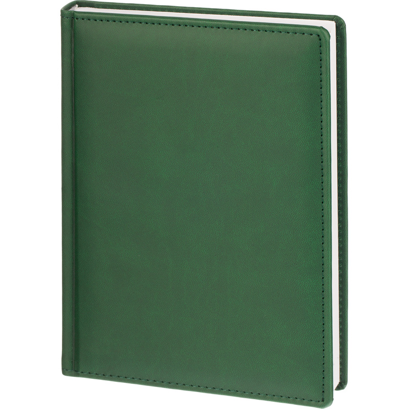 Изображение товара Ежедневник датированный 2026 год Attache Вива кожаный А5 зелёный