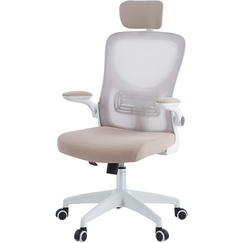 Изображение товара Кресло для руководителя Chairman CH633 белое/бежевое регулируемое с подголовником