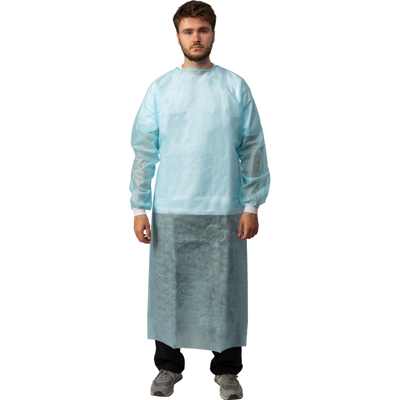 Изображение товара Халат одноразовый хирургический Пелигрин стерильный 48-54 см